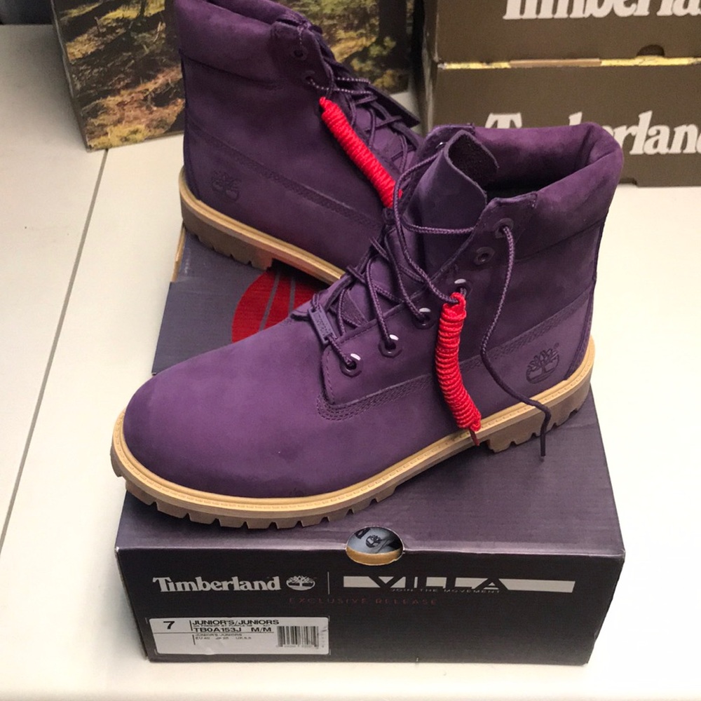 COPY - Timberland x Villa Purple Suede Boots